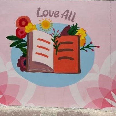 Painting Competition participated by Devotees