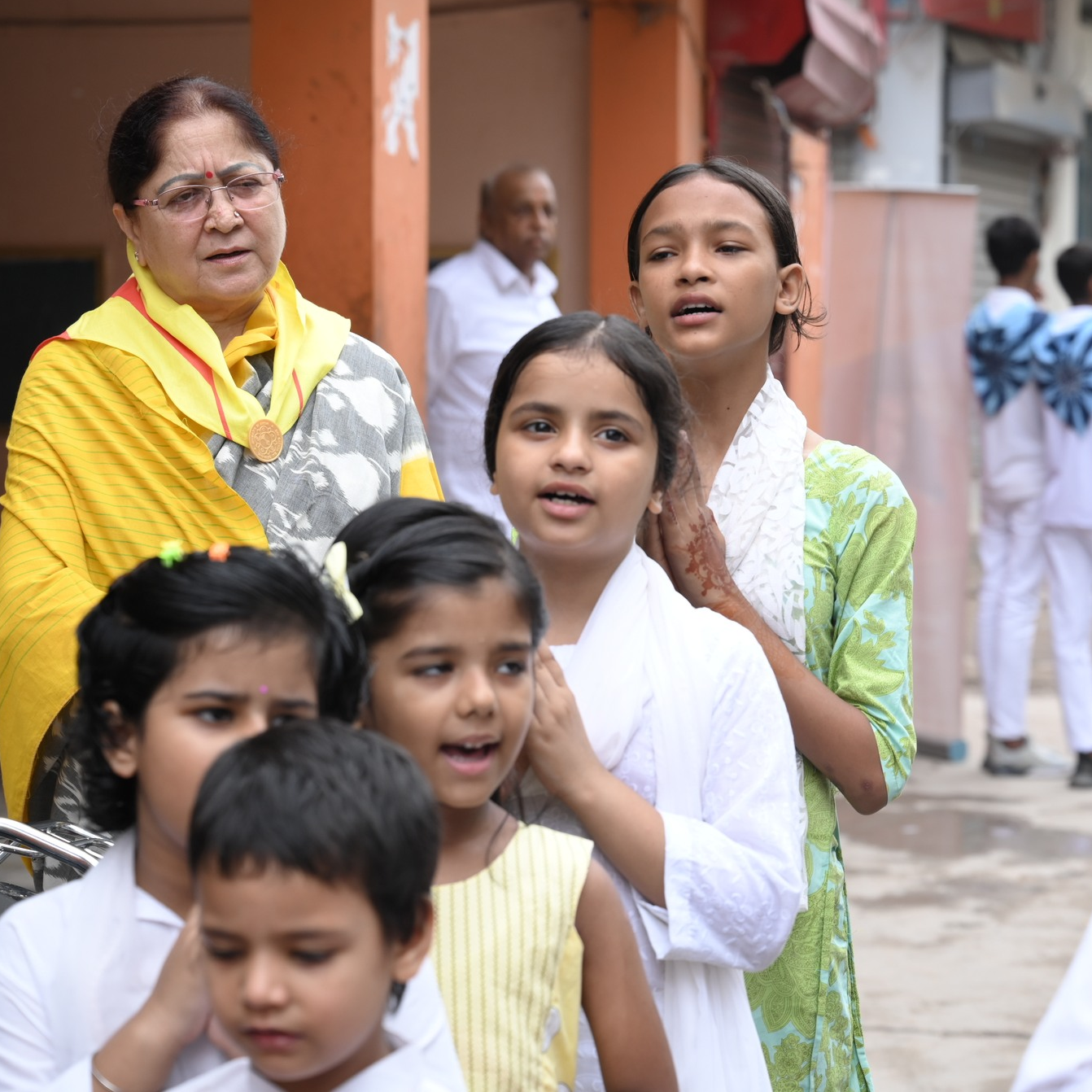 Veda chanting at Village