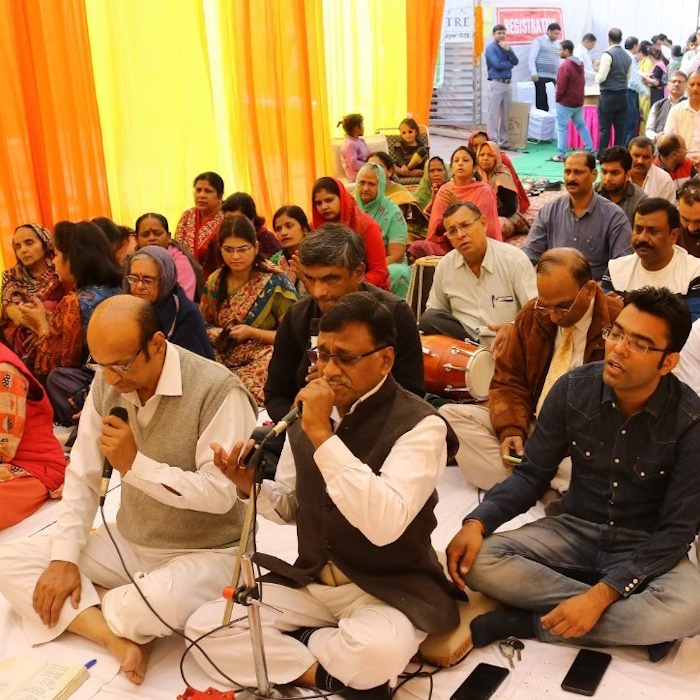 Bhajan was Held at Mega Medical Camp - 2023