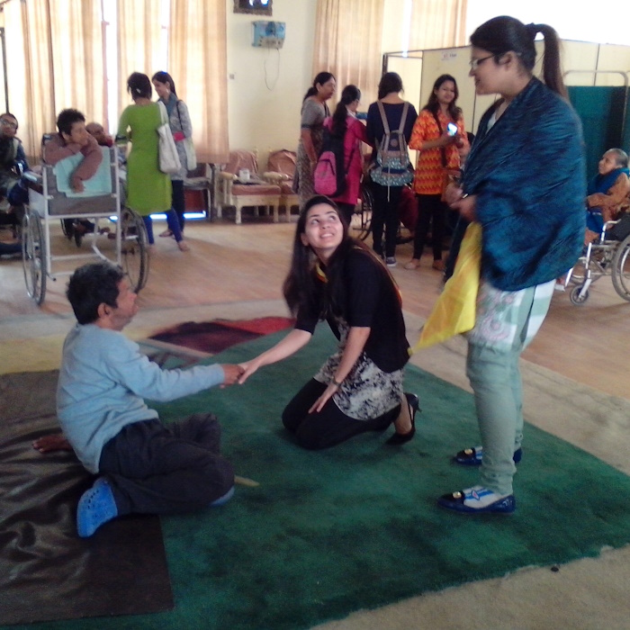 Pursuing Seva at Physically Challenged Disability Center