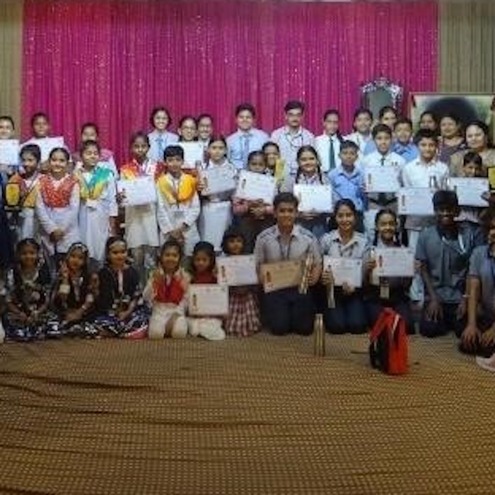 Prize Distribution to School Students